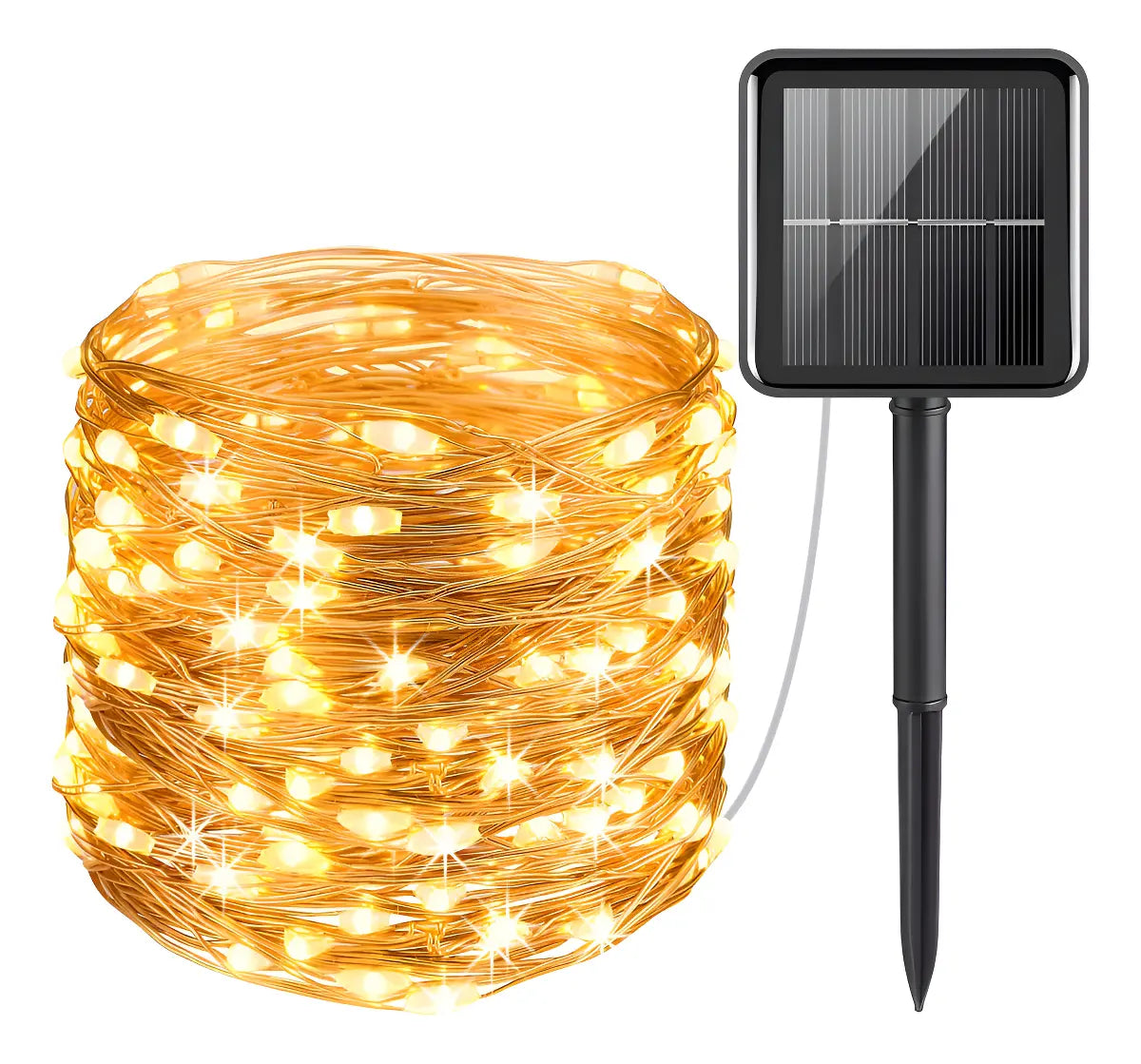 100 Mini Luces Led Solar / 12mts