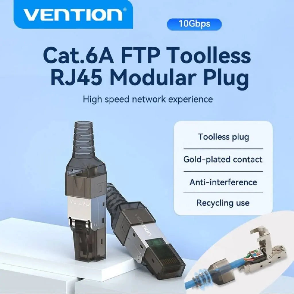 Conector Modular Rj45 - Cat.6 Ftp Vention