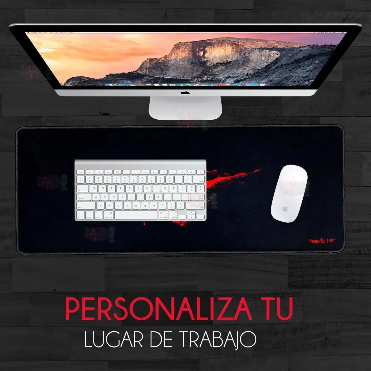 Mouse Pad gamer XL 30cm x 70cm x 3mm