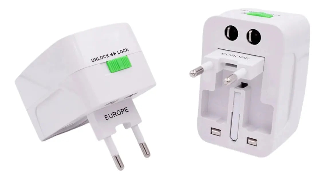 Adaptador De Enchufe Universal Americano / Europeo