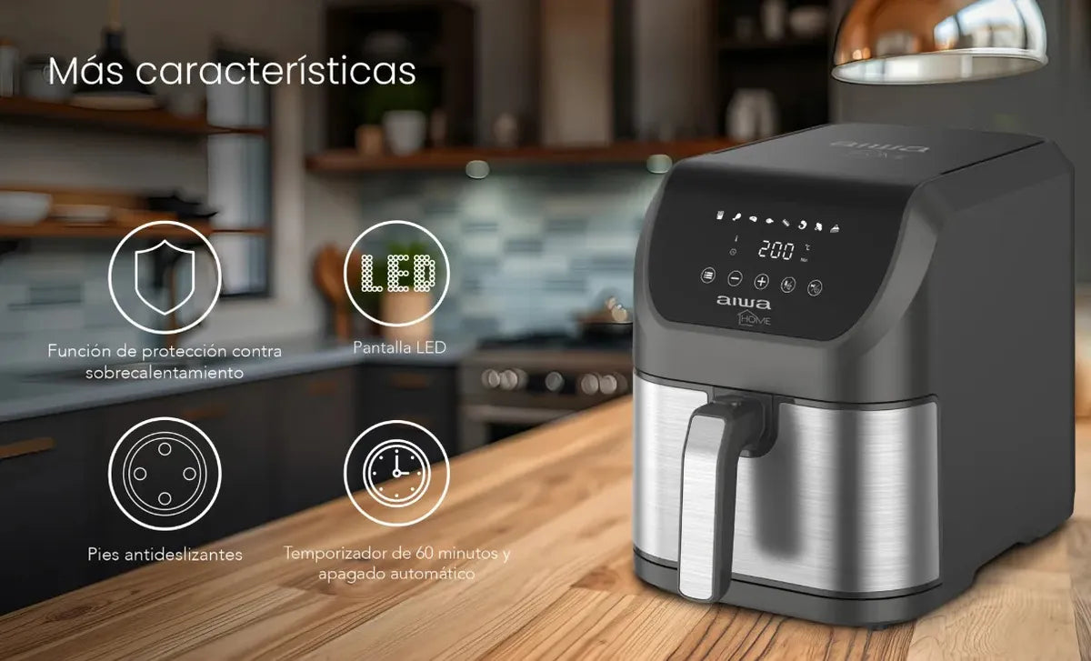 Freidora Sin Aceite AIWA 5L