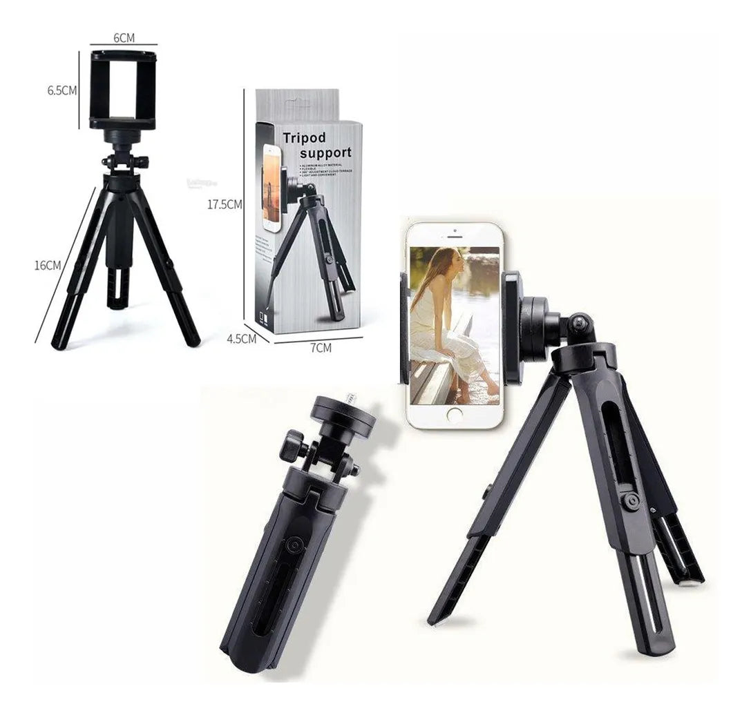 Tripode Para Celular / Camara / Tablet Plegable