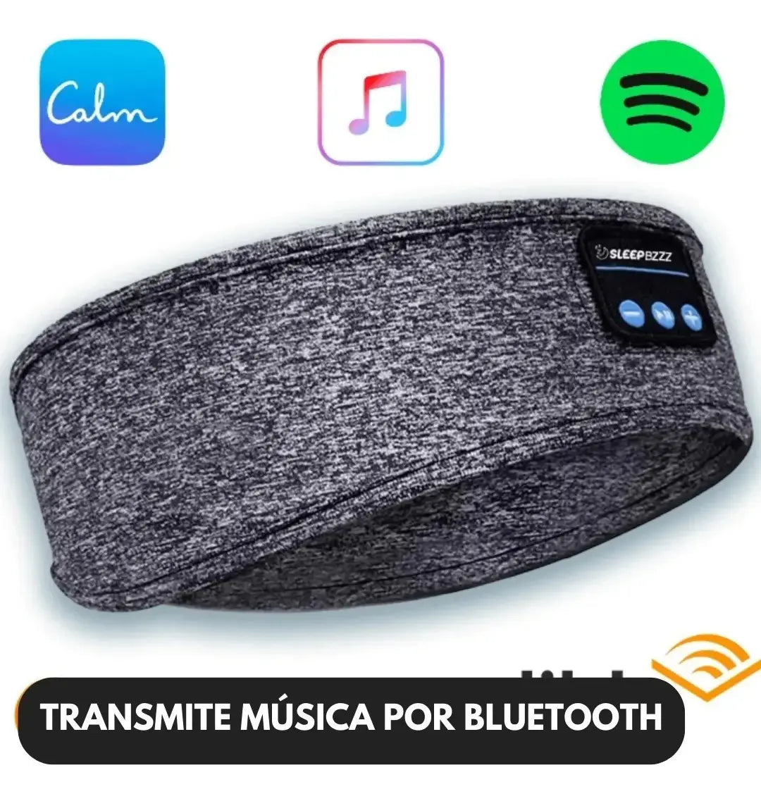 Mascara Suave Cubre Ojos Con Auriculares Bluetooth Dormir