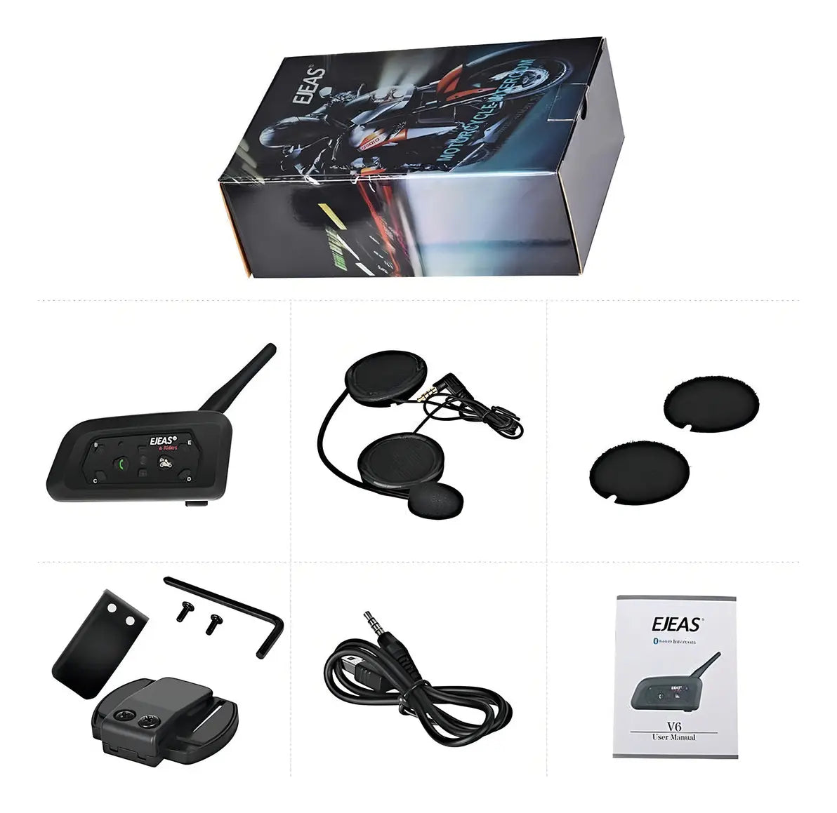 Intercomunicador De Moto Para Casco Bluetooth