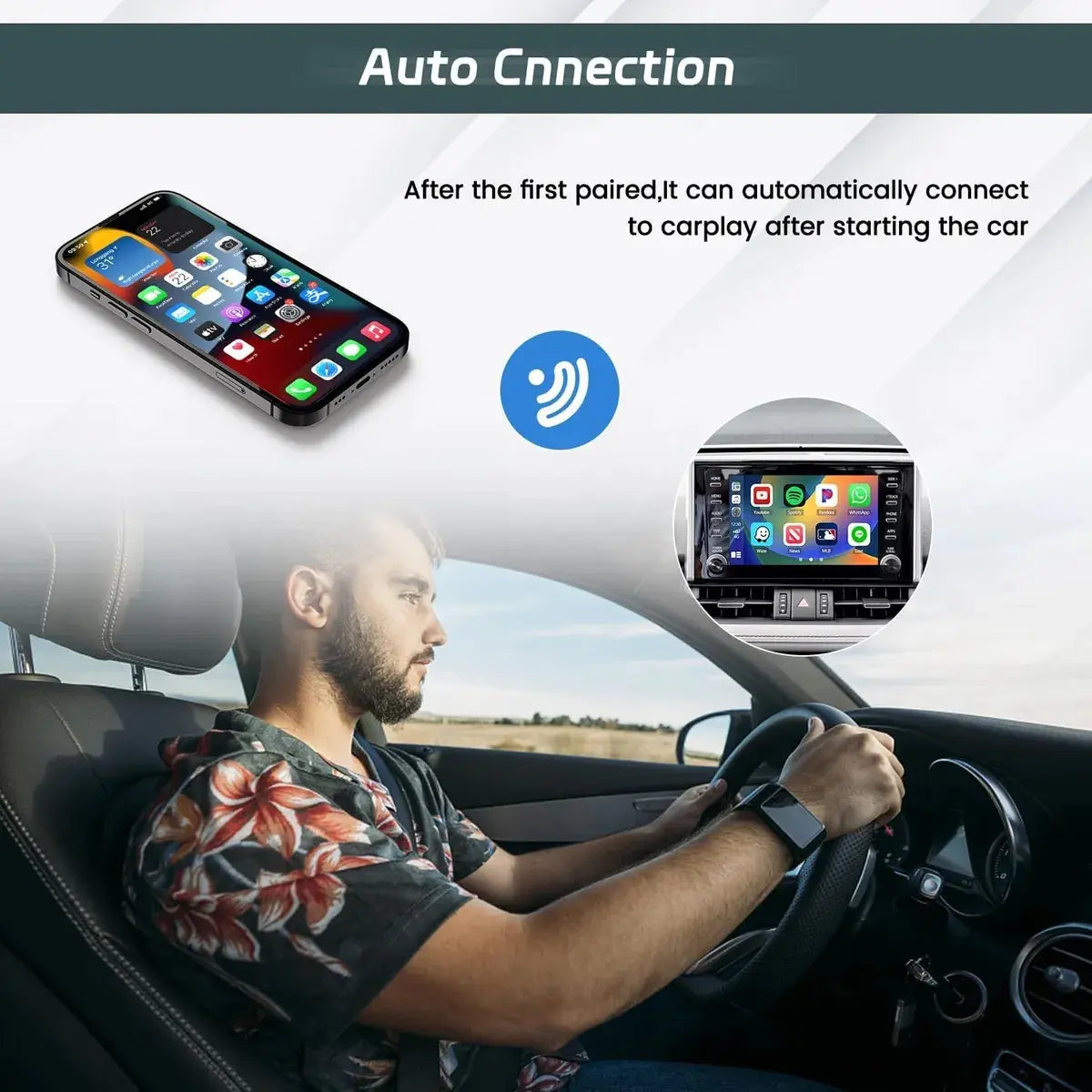 Adaptador Inalámbrico para auto