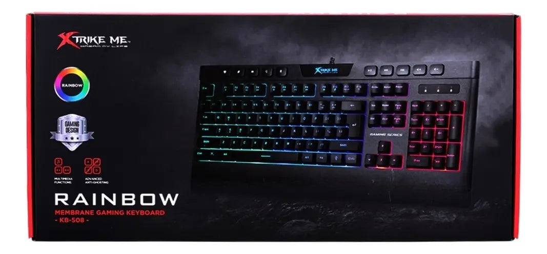 Combo Gamer Xtrike Me Teclado + Mouse + Auriculares + Mousepad