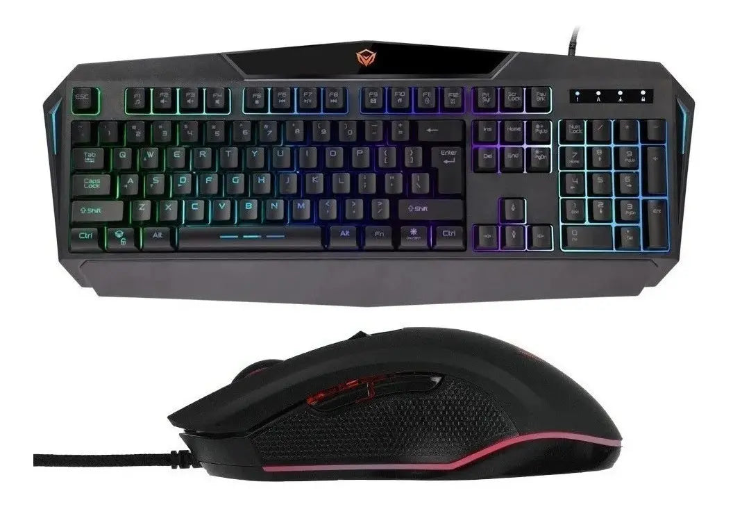Kit Gamer Teclado Retroiluminado Rainbow + Mouse