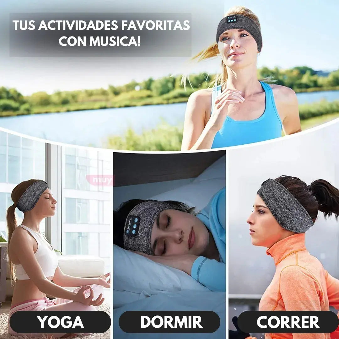 Mascara Suave Cubre Ojos Con Auriculares Bluetooth Dormir