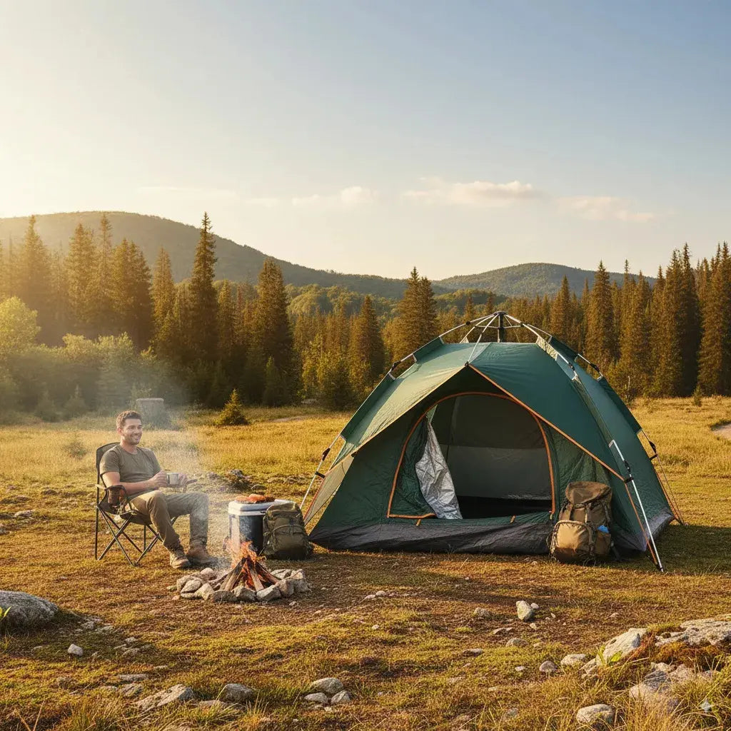 Carpa Camping 4 Personas Igloo Armado Automatico Mas Bolso