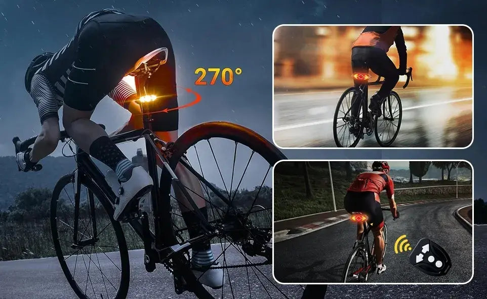 Luz Señalero Para Bicicleta con Control Remoto