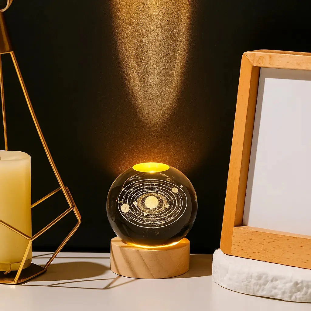 Lampara Veladora / Bola Cristal Luz Led