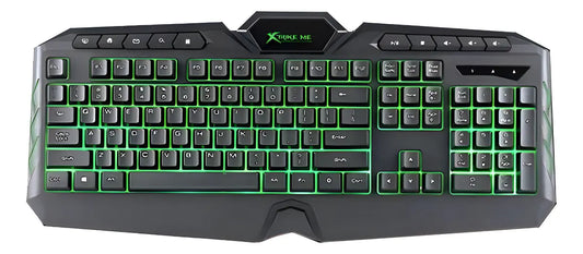 Teclado Gamer Xtrike Me Con Control Multimedia