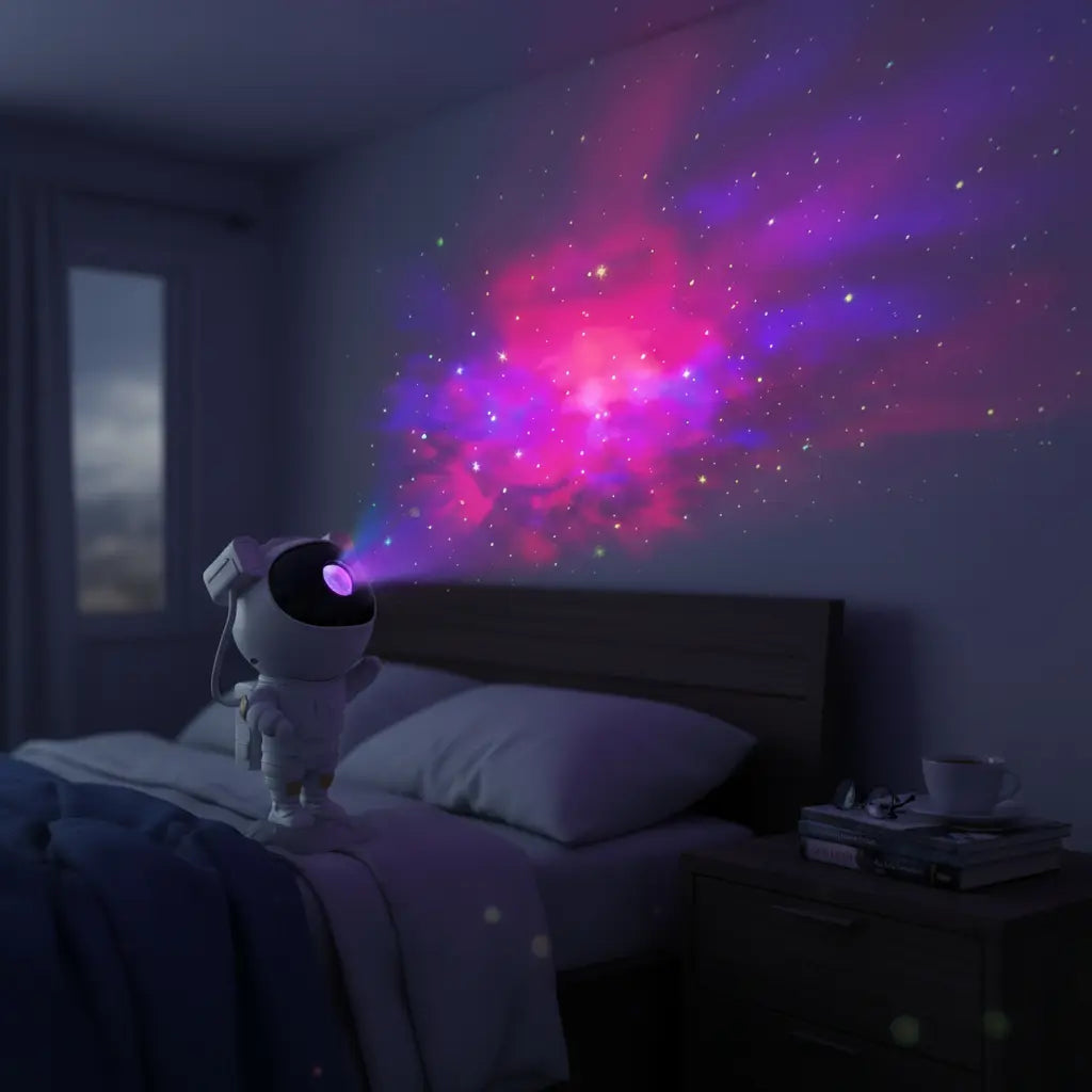Lampara Led Proyector Astronauta