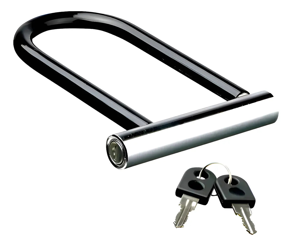 Candado En U Bici / Moto + 2 Llaves
