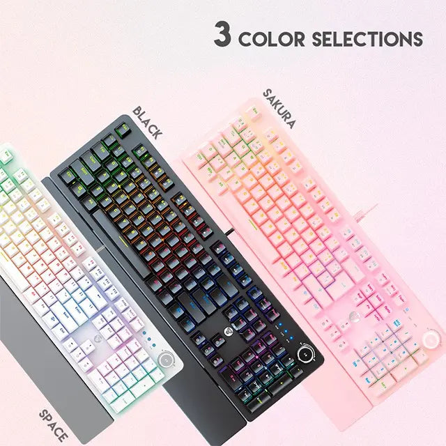 Teclado Mecánico Fantech Max Power MK853 Sakura