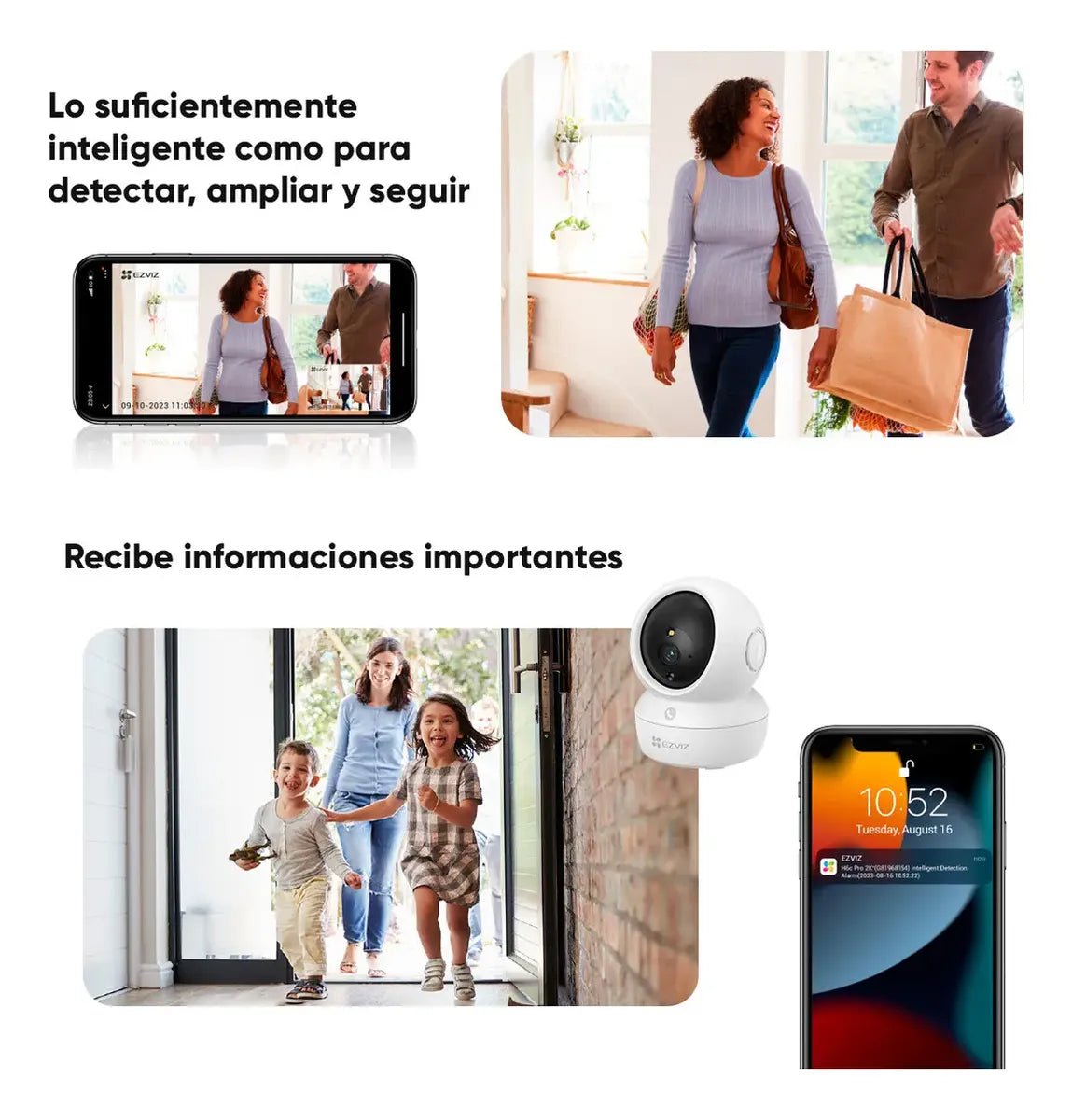 Cámara IP Ezviz H6c Pro 2K Wi-Fi para Interior
