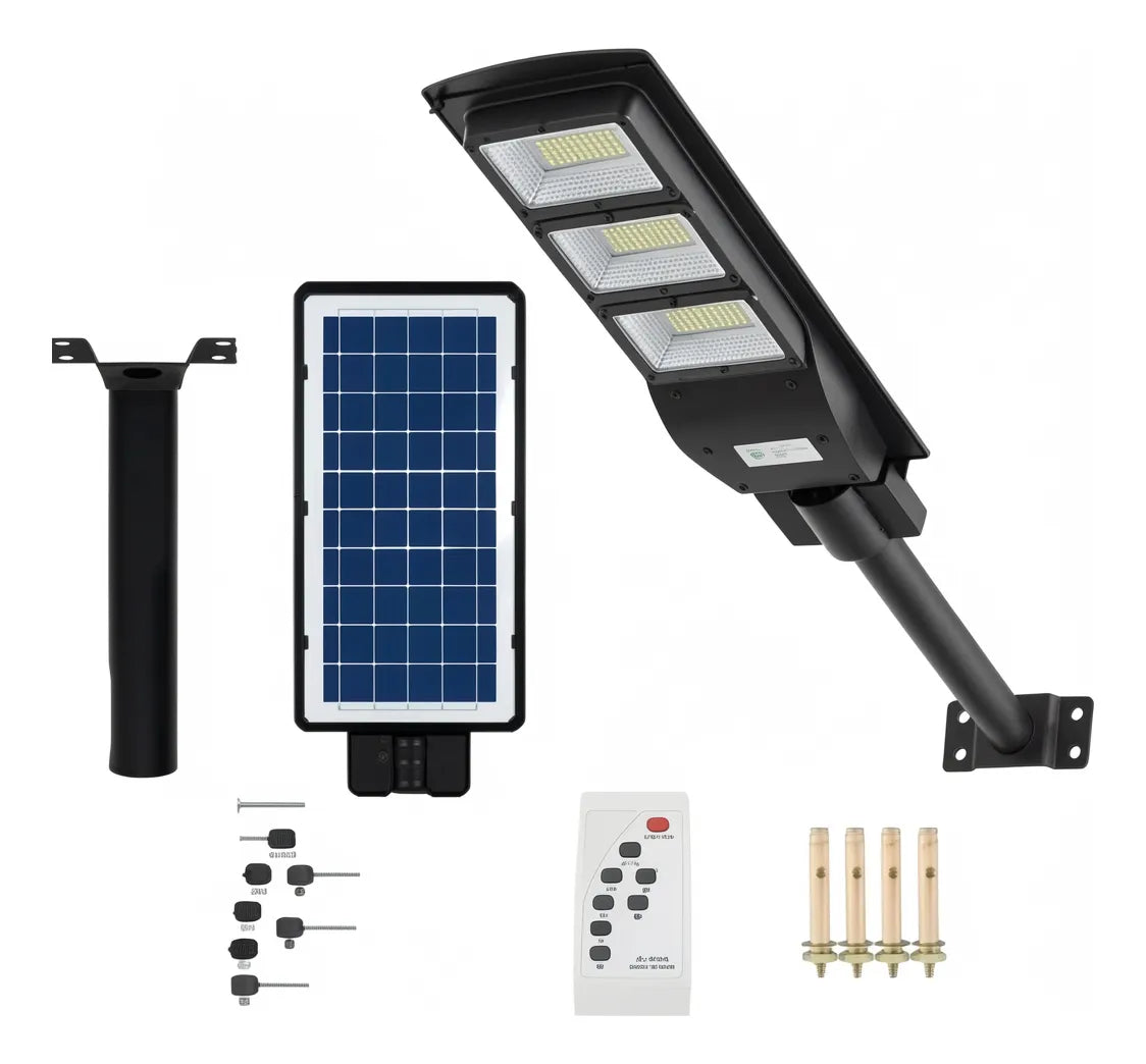 Foco Luz Led Solar Exterior Con Sensor De Movimiento 200w