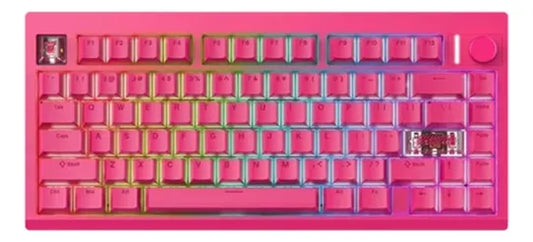 Teclado Mecánico Fantech Mk921 Rosie White