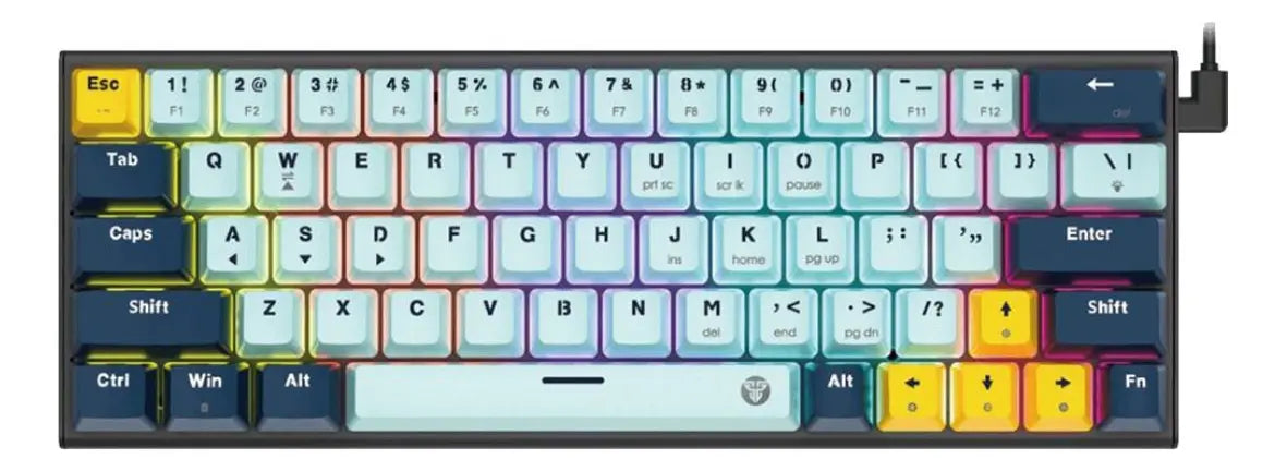 Teclado Mecánico Fantech MK874V2 Sky Blue