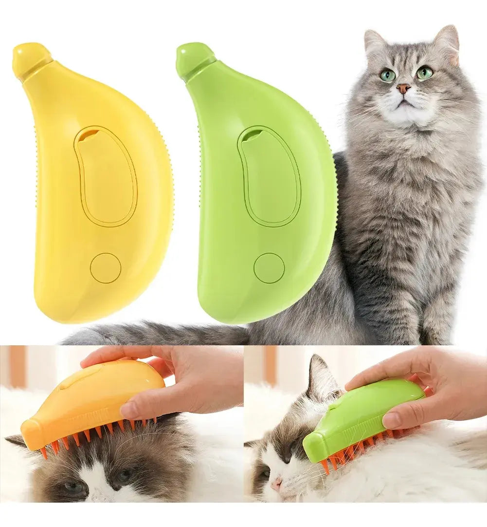 Peine / Cepillo con Vapor recargable Para Mascotas