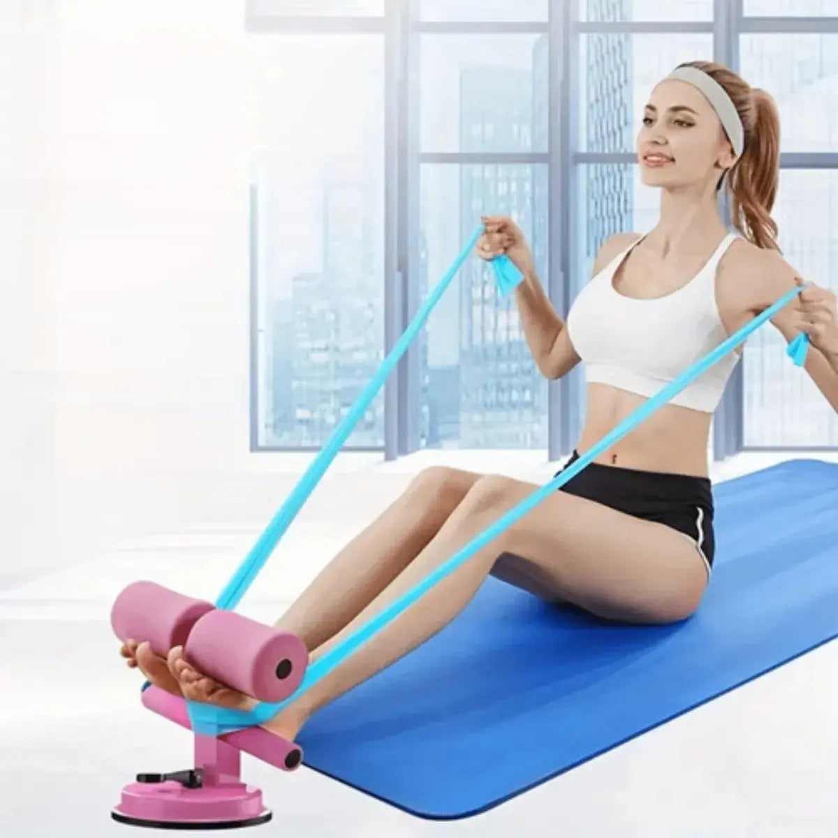 Soporte Para Abdominales/dorsales Con Ventosa