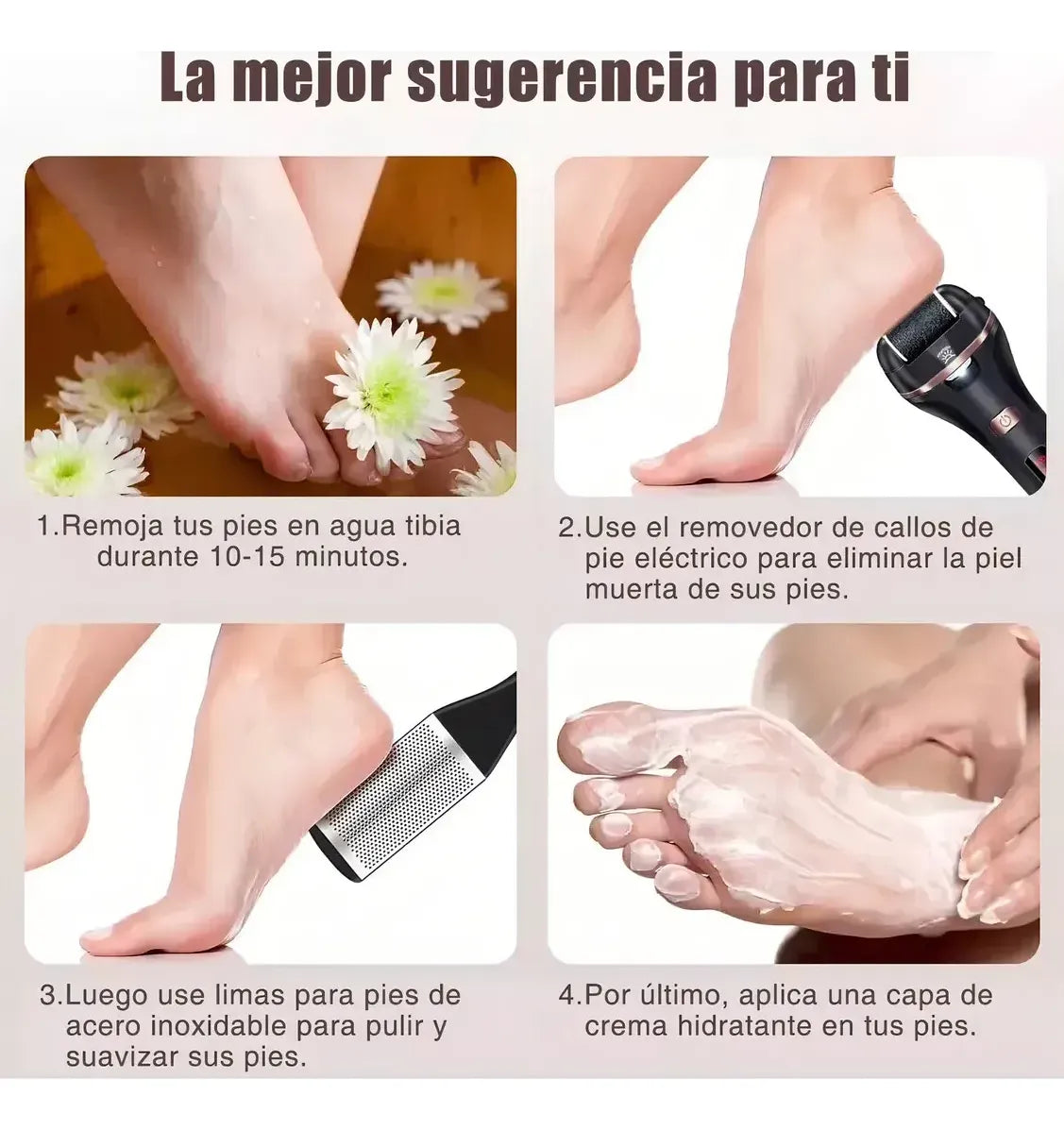 Kit Saca Callos Eléctrico
