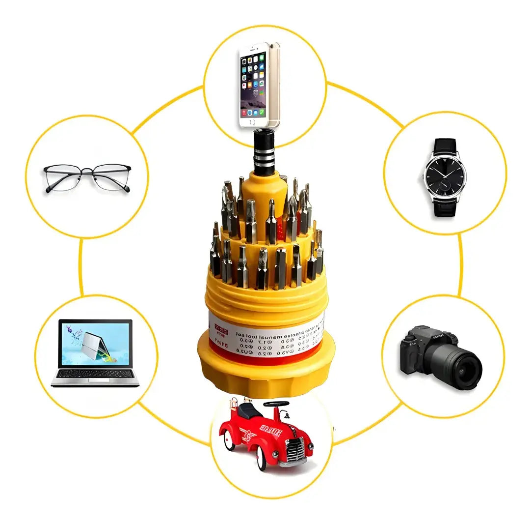Set De Herramientas Para Reparar Pc / Celulares 31 Piezas