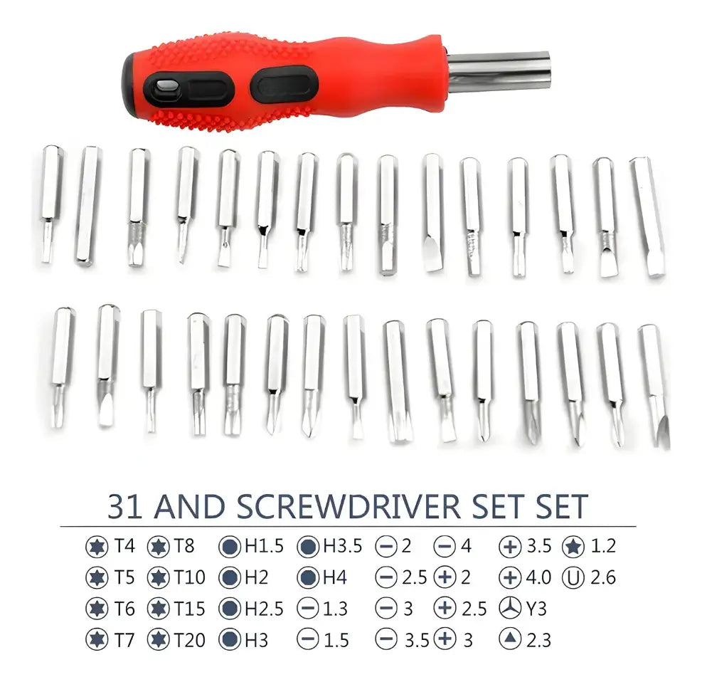Set De Herramientas Para Reparar Pc / Celulares 31 Piezas