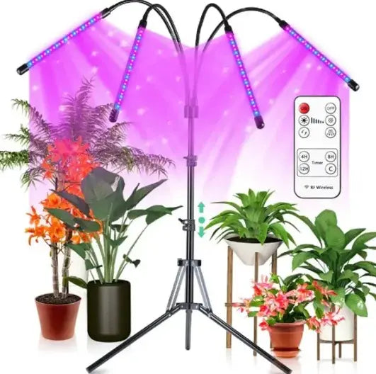 Lámpara con trípode para cultivo de plantas