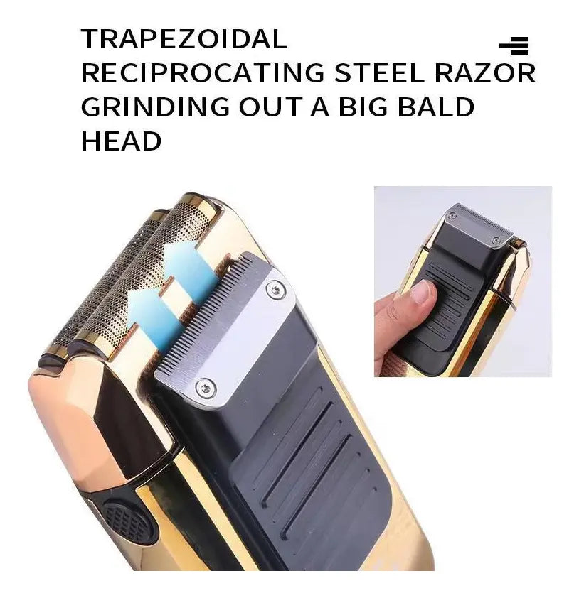 Afeitadora / Rasuradora Recargable Con Bolso - KEMEI