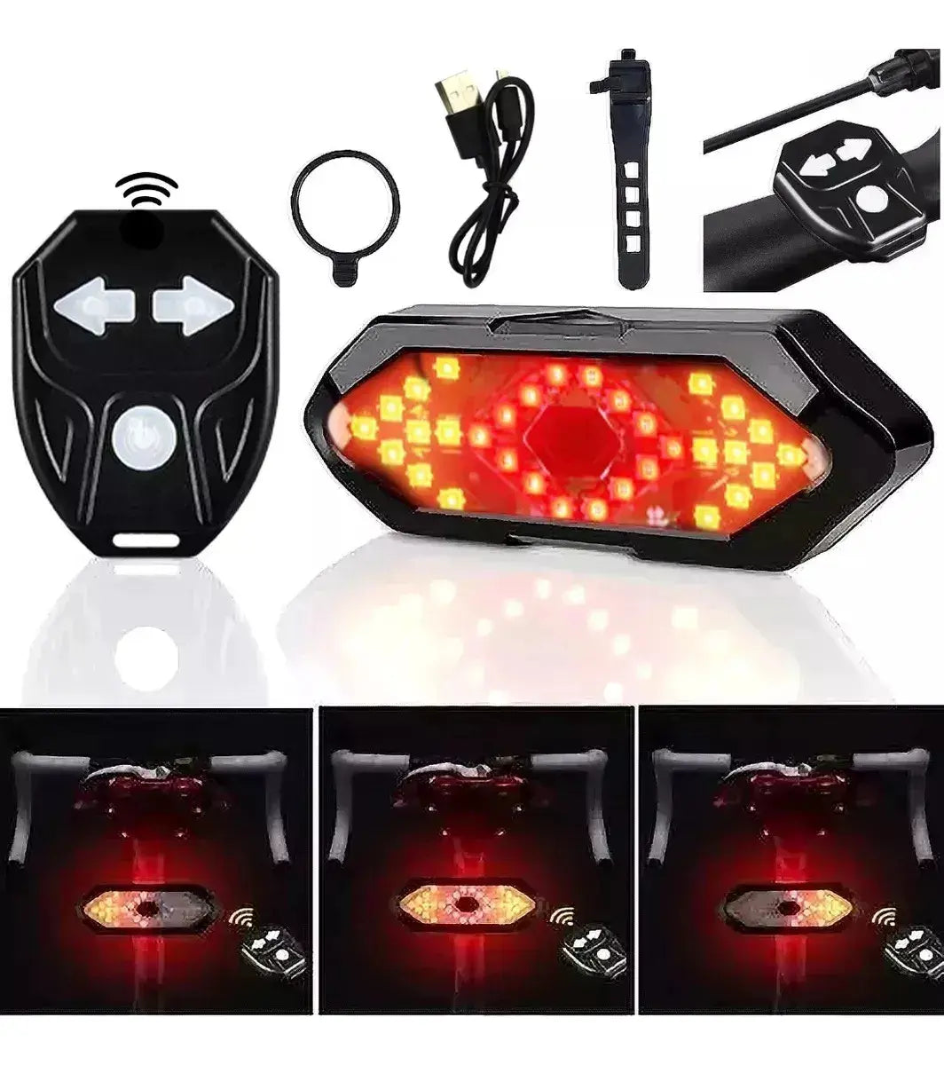 Luz Señalero Para Bicicleta con Control Remoto