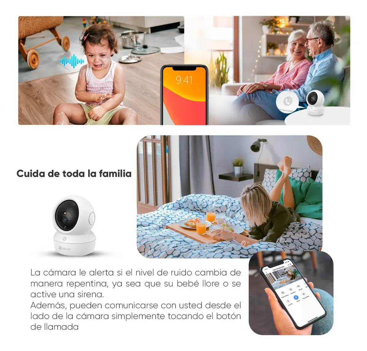 Cámara IP Ezviz H6c Pro 2K Wi-Fi para Interior