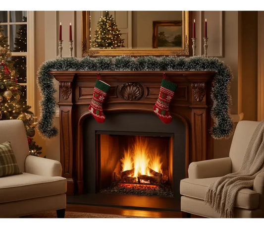 Adorno Navideño Boa Punta Nevada