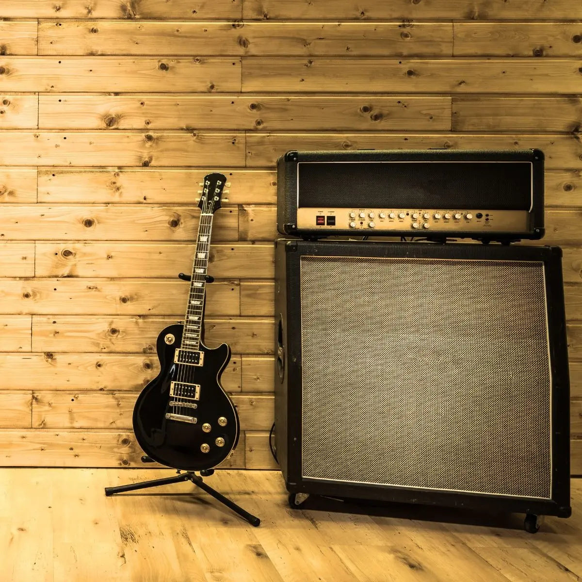 Soporte Para Guitarra / Bajo De Pie Regulable