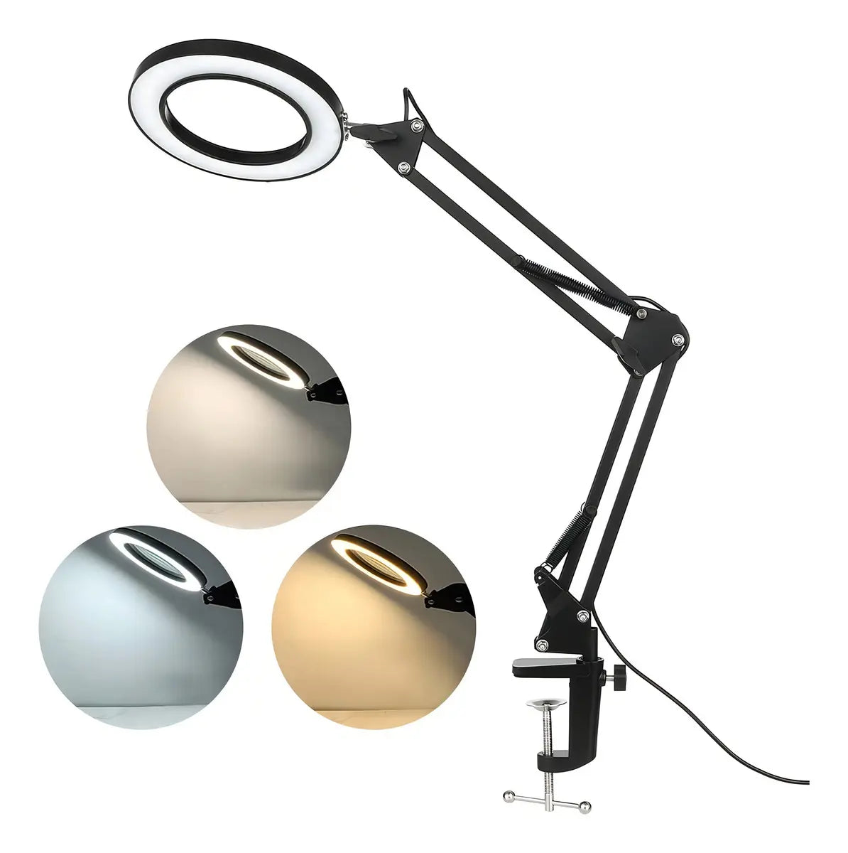 Lampara led con lupa