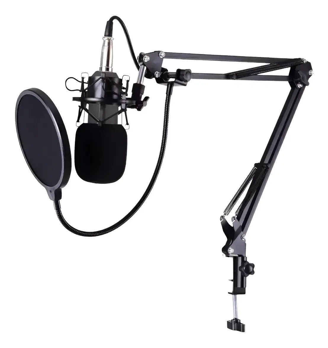 Micrófono Condensador Omnidireccional Con Brazo Ajustable
