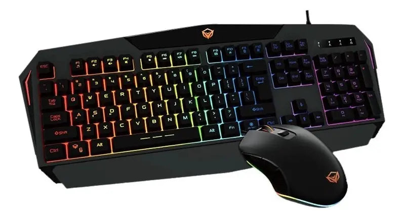 Kit Gamer Teclado Retroiluminado Rainbow + Mouse