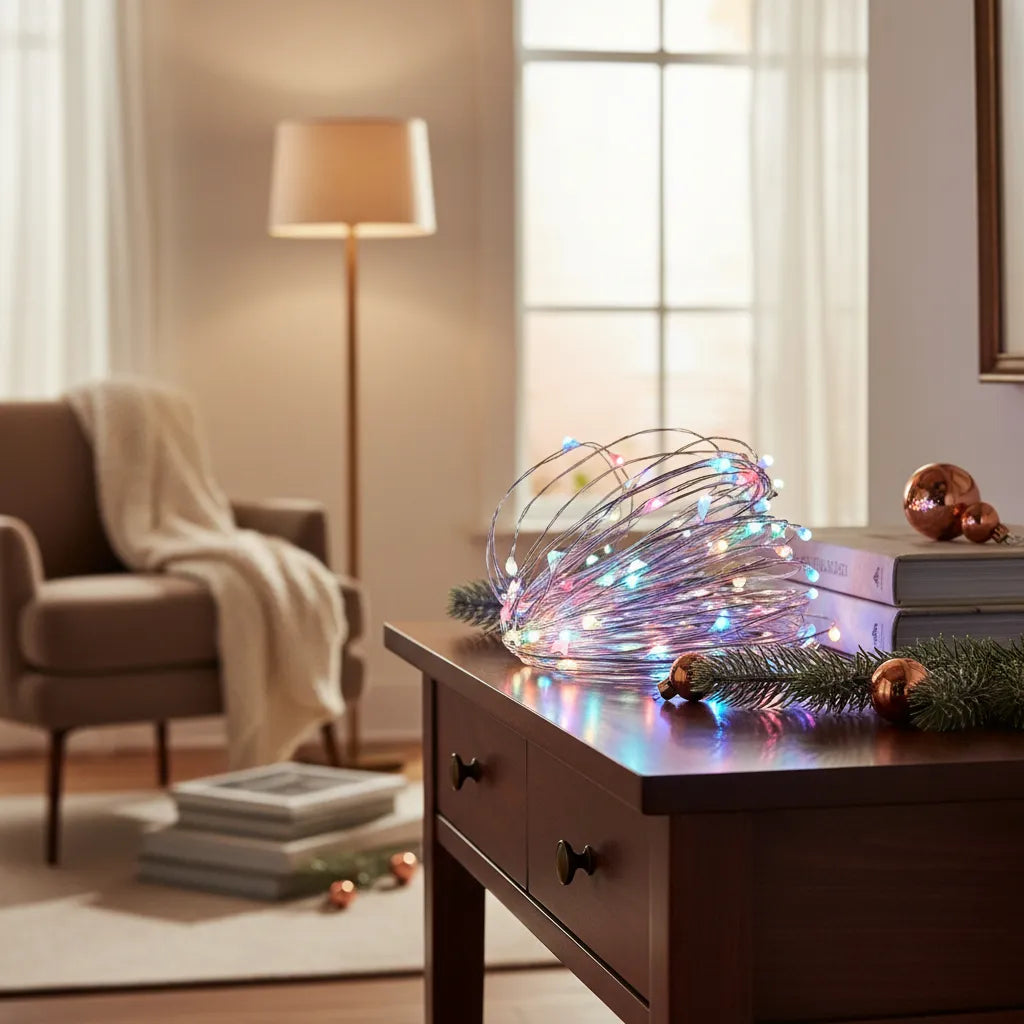 100 Luces Led Arbol Navidad | Variedad De Colores | 10m