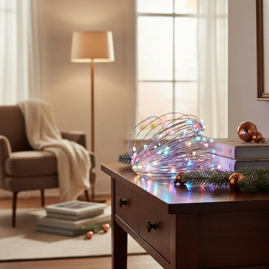 100 Luces Led Arbol Navidad | Variedad De Colores | 10m