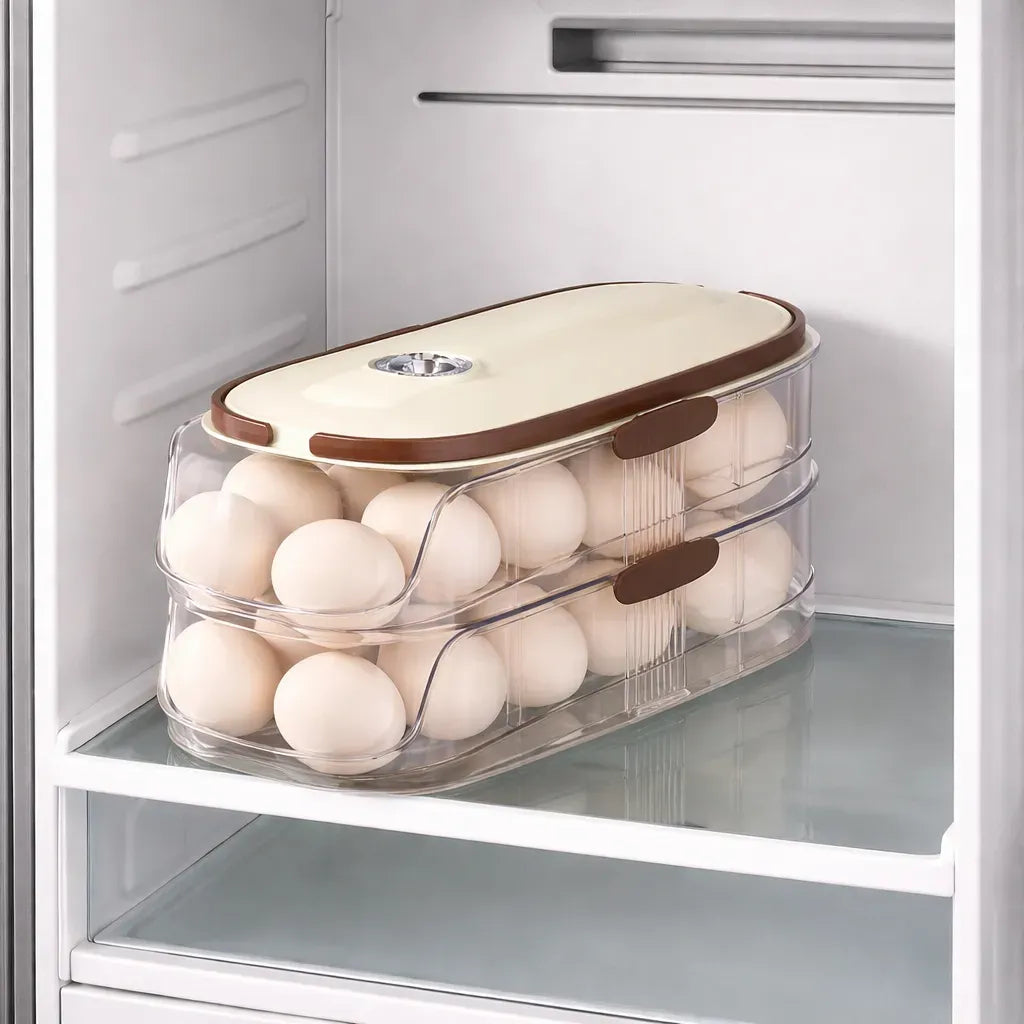 Organizador / Dispensador de Huevos - 28 huevos