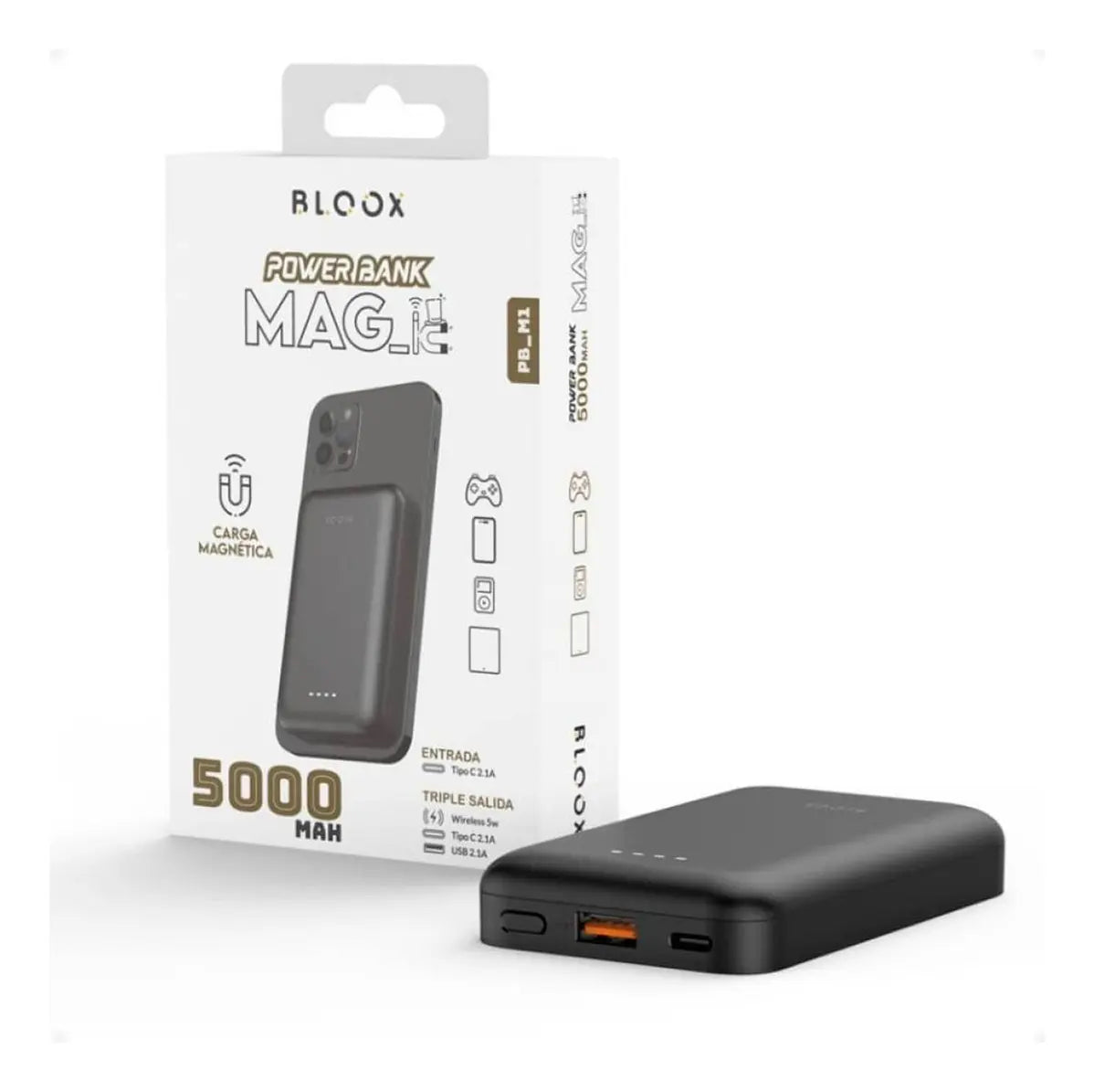 Power Bank Magnético USB-C Bloox