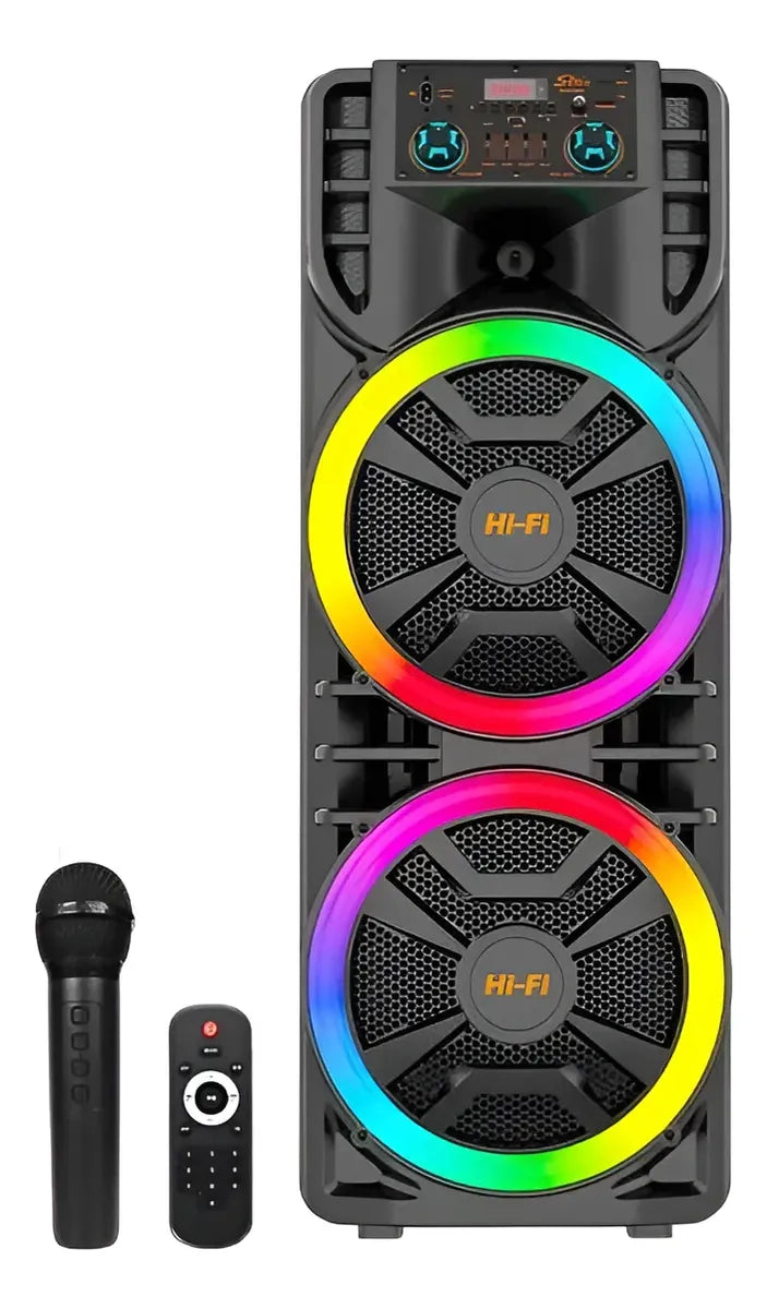 Parlante Torre Bluetooth Con Micrófono y Control