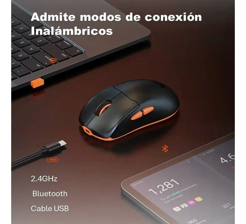 Mouse Gamer Meetion GW39 Inalámbrico