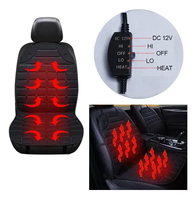 Funda Calentador de Asiento para Auto y Camioneta 12v