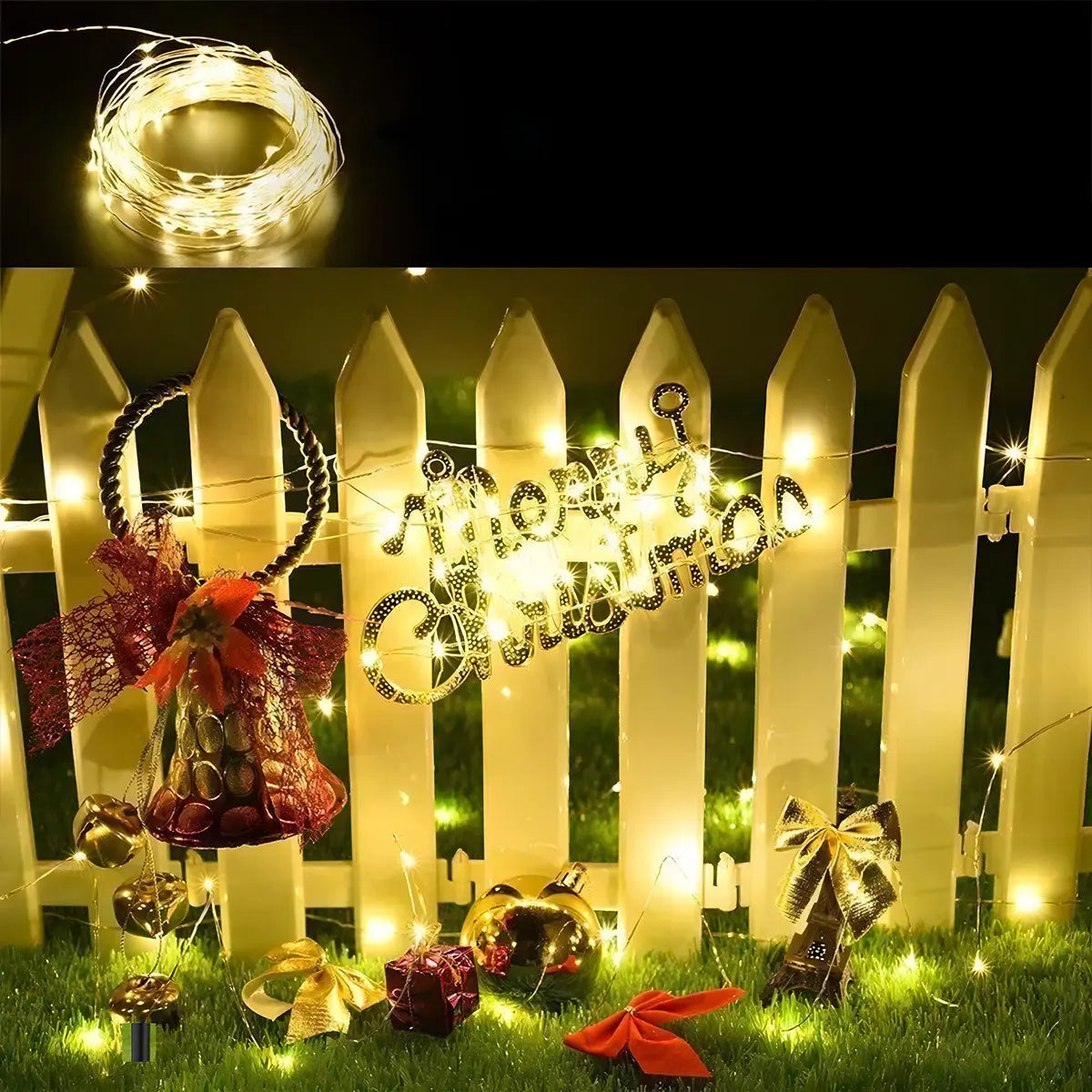 100 Mini Luces Led Solar / 12mts
