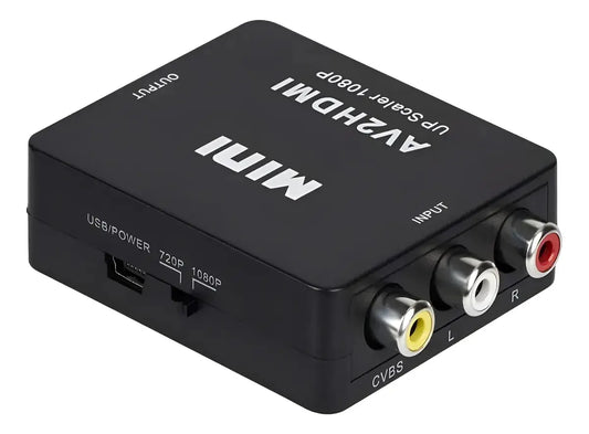 Adaptador / Convertidor 3 RCA A HDMI AV /Audio /Video