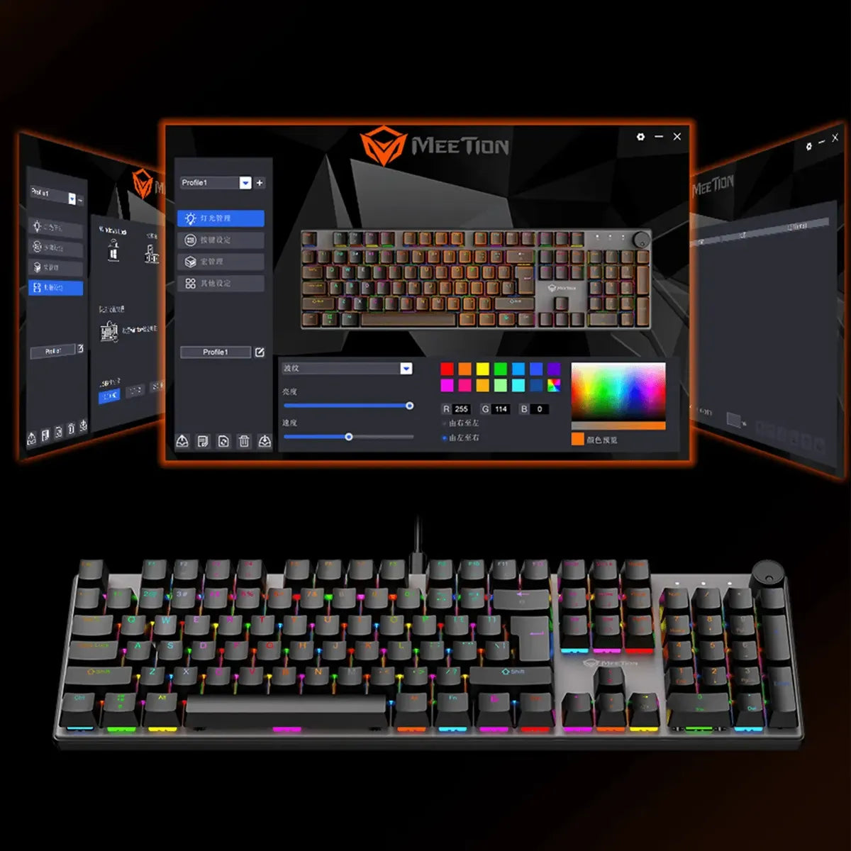 Teclado Mecánico Gamer Meetion