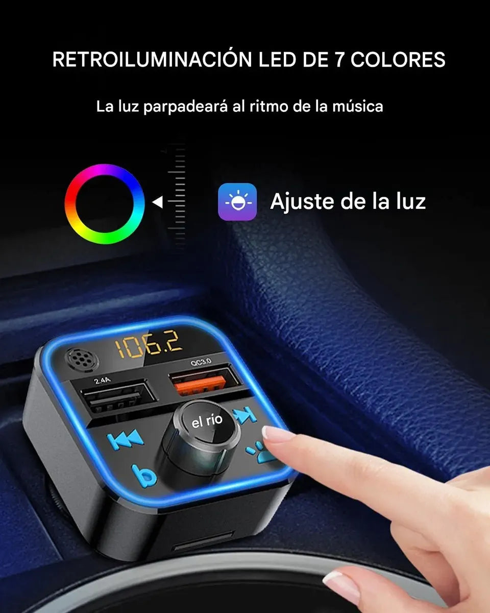 Sintonizador Emisor / Radio FM BT/ 2 USB / Micro SD