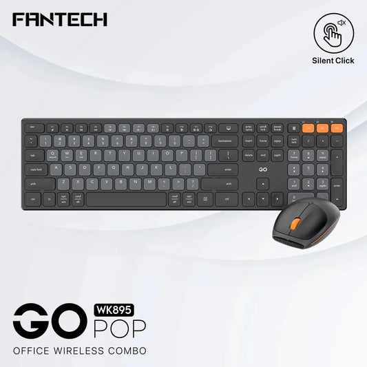 Kit Teclado Y Mouse Inalámbrico Fantech Wk895 Go Pop