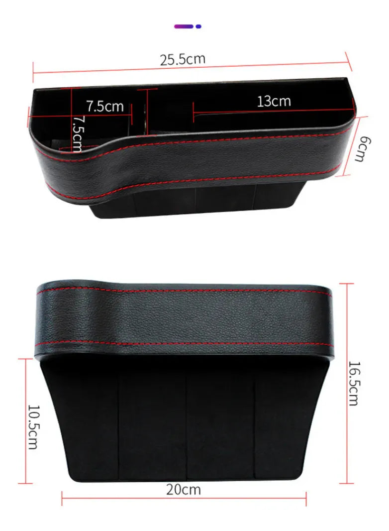 Par de organizadores Asiento Auto - Cuero PU